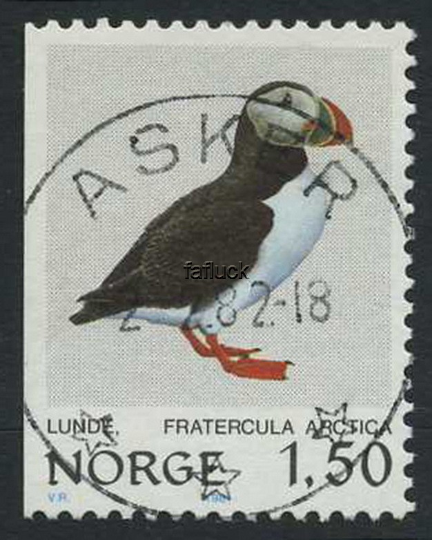 NK 0877. ASKER 2.2.82 (Ak). Superb canc.