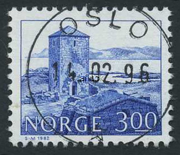 NK 0907. OSLO 14.02.96 (Os). Superb canc. (late).
