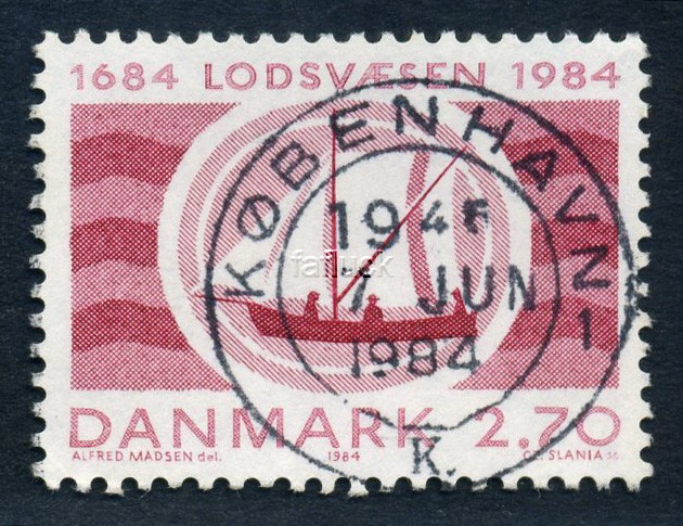 Denmark Superb cancellations: 0800. KØBENHAVN 7 JUN 1984.