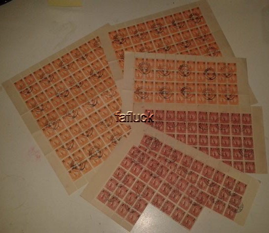 Sweden stamps: 99-100. 7/10 øre and 12/25 øre Medallion in large cancelled