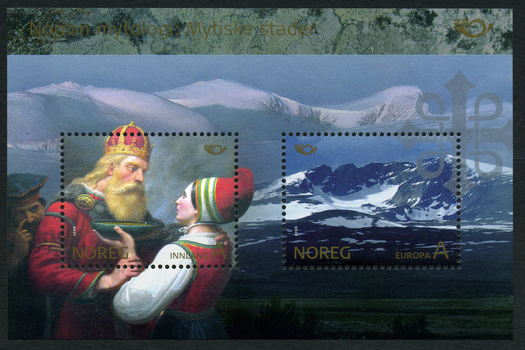 NK 1679-80 (Bl.34). ** NORDEN XVI, 2008. Miniature sheet. Mnh.