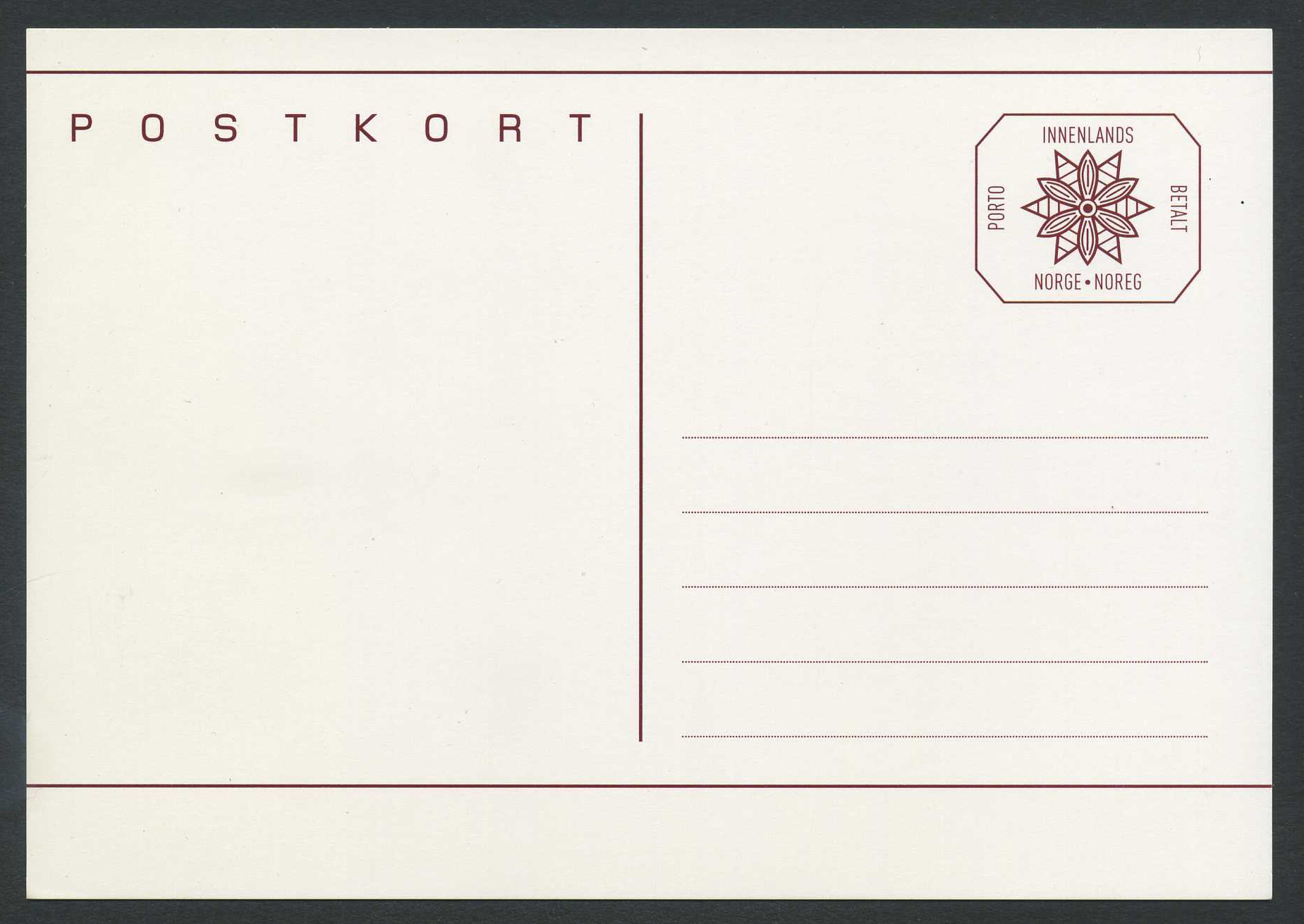 Norway stationaries: BK 223.