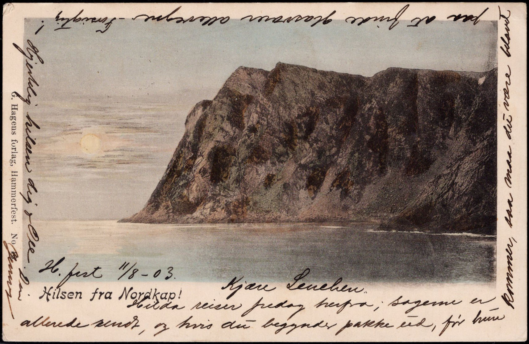 Norway ship mail: 04C 05 NORDLANDS POSTEXP.E 1903.08.