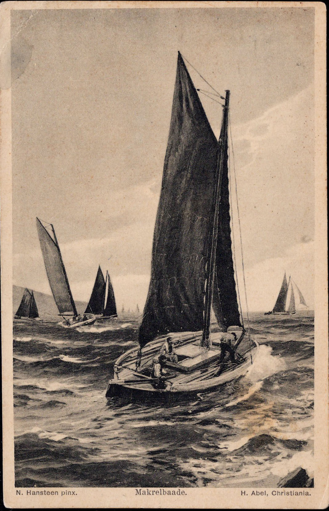 Norway ship mail: 12O 07. HARDANGER-SØNDH.P.EKSP.F 1913