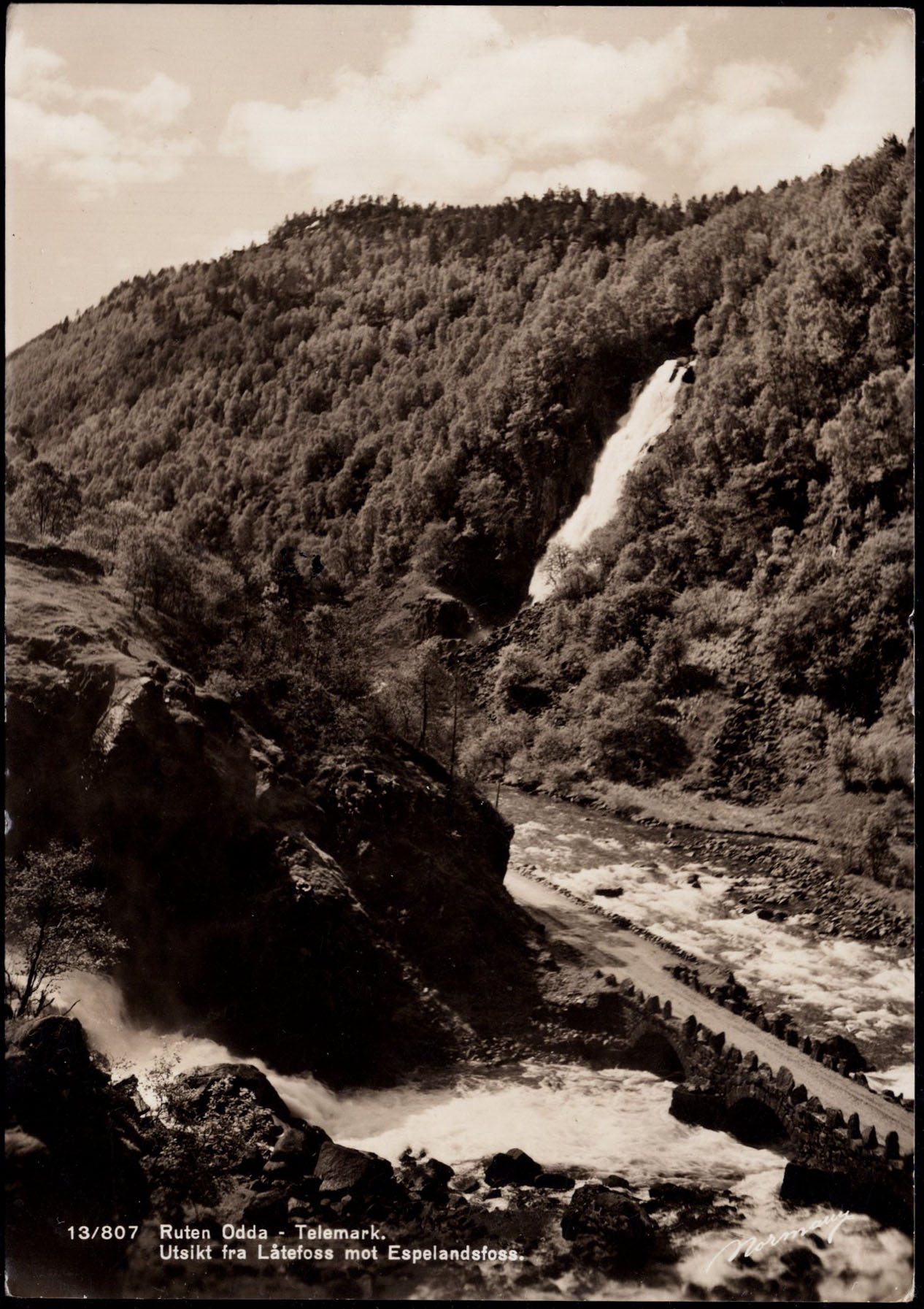 Norway ship mail: 12O 18. HARDANGER-SUNNHORDLAND H 1943