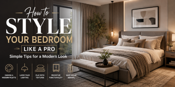 How to Style Your Bedroom Like a Pro: Simple Tips for a Modern Look