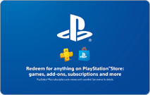 PlayStation gift card