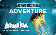 Aquarium gift card