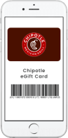 eGift card redemption