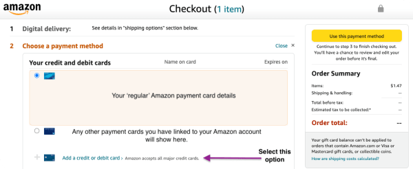 How To Use A Visa Gift Card On Amazon Giftcardgranny