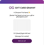 Email gift preview