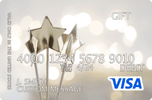 Custom Visa gift card