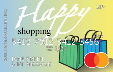 Happy Shopping Gift Design