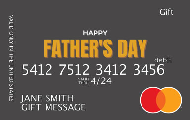 Father's Day Yellow Gift Design