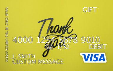 Thank You Script Gift Design