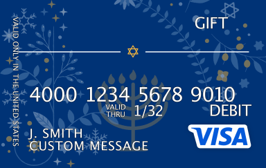 Hannukah Menorah Gift Design