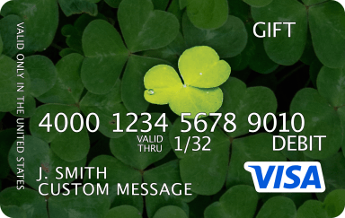 St. Patrick's Day Clovers 3 Gift Design