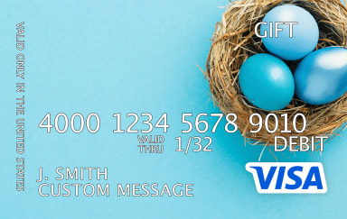 Easter Blue Eggs Gift Design