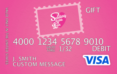 Valentine's Day Sending Love Gift Design