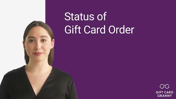 Synthesia video about order status
