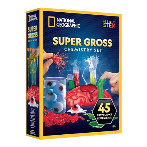 NATIONAL GEOGRAPHIC Gross Science Kit - 45 Experiments- Dissect a