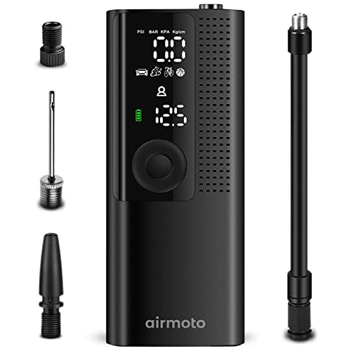 Airmoto Tire Inflator Portable Air Compressor - Air Pump for Car