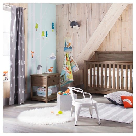 woodland trails crib bedding