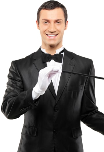 Comedy Magician Portrait Image