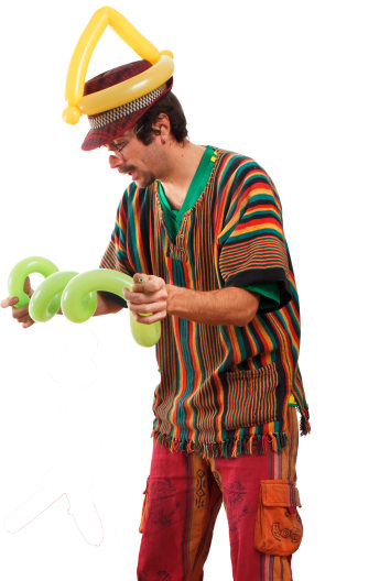 Balloon Decor Portrait Image