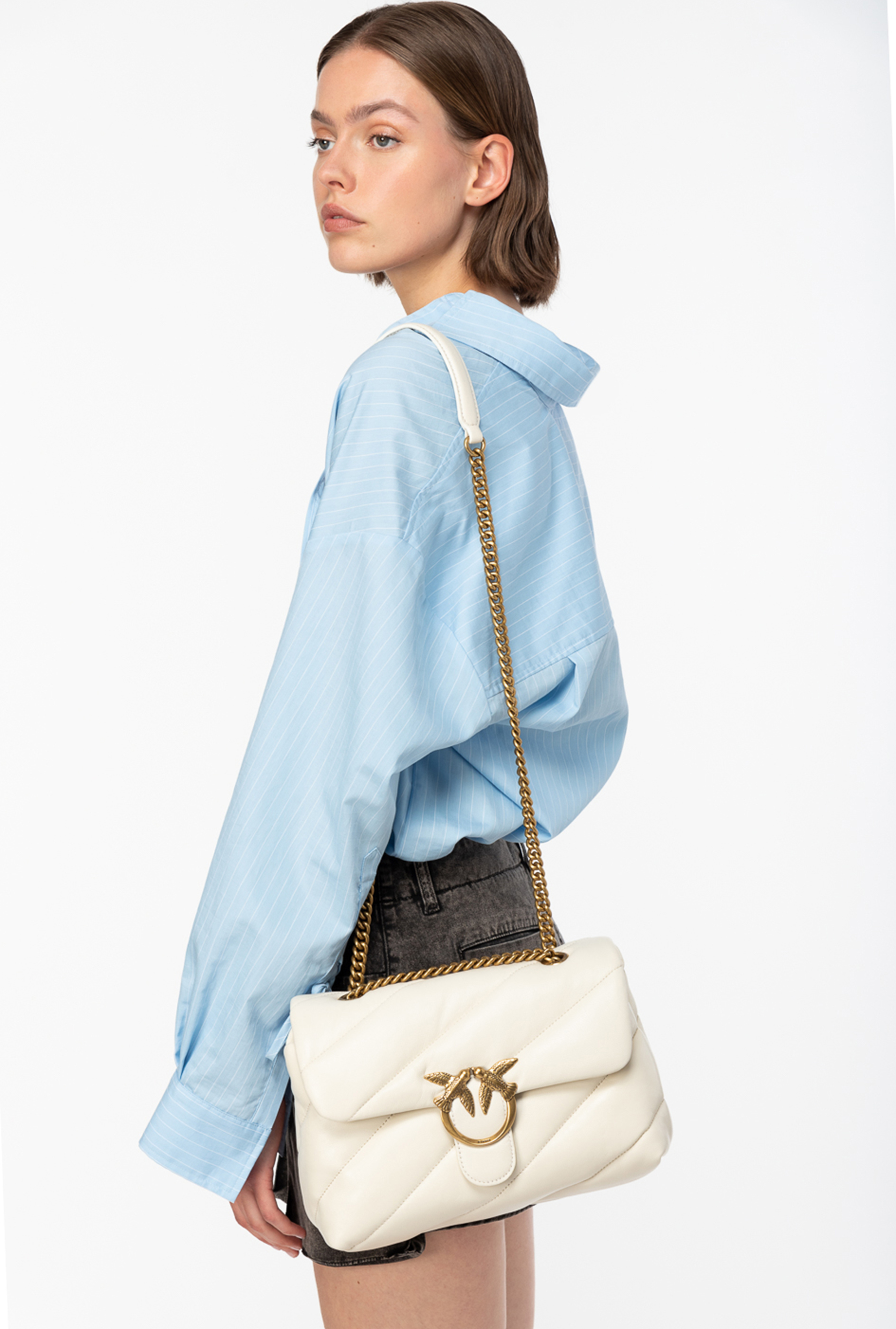 Classic Love Bag Puff Maxi Quilt PINKO