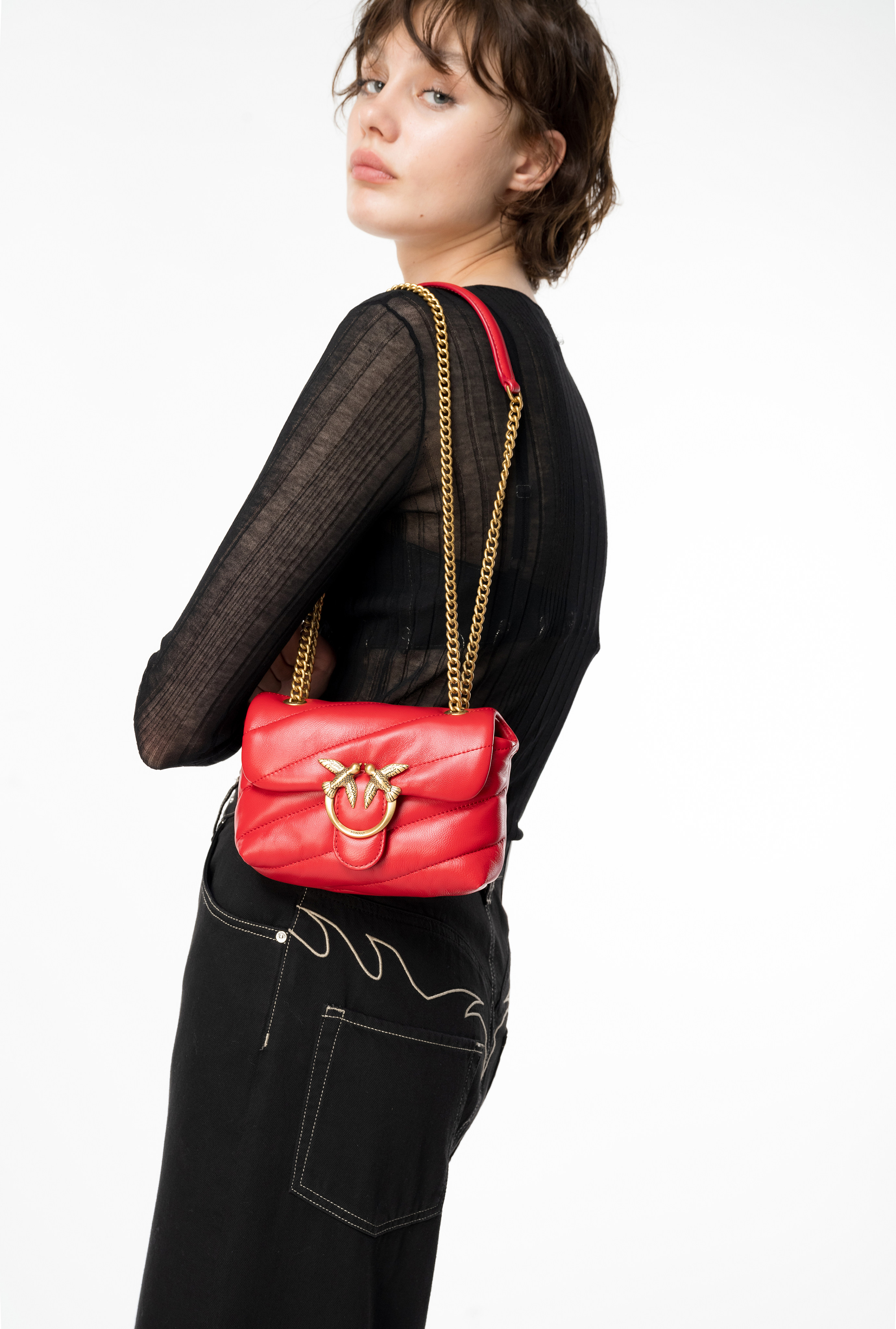 Сумка Baby Love Bag Puff Maxi Quilt - КРАСНЫЙ - large