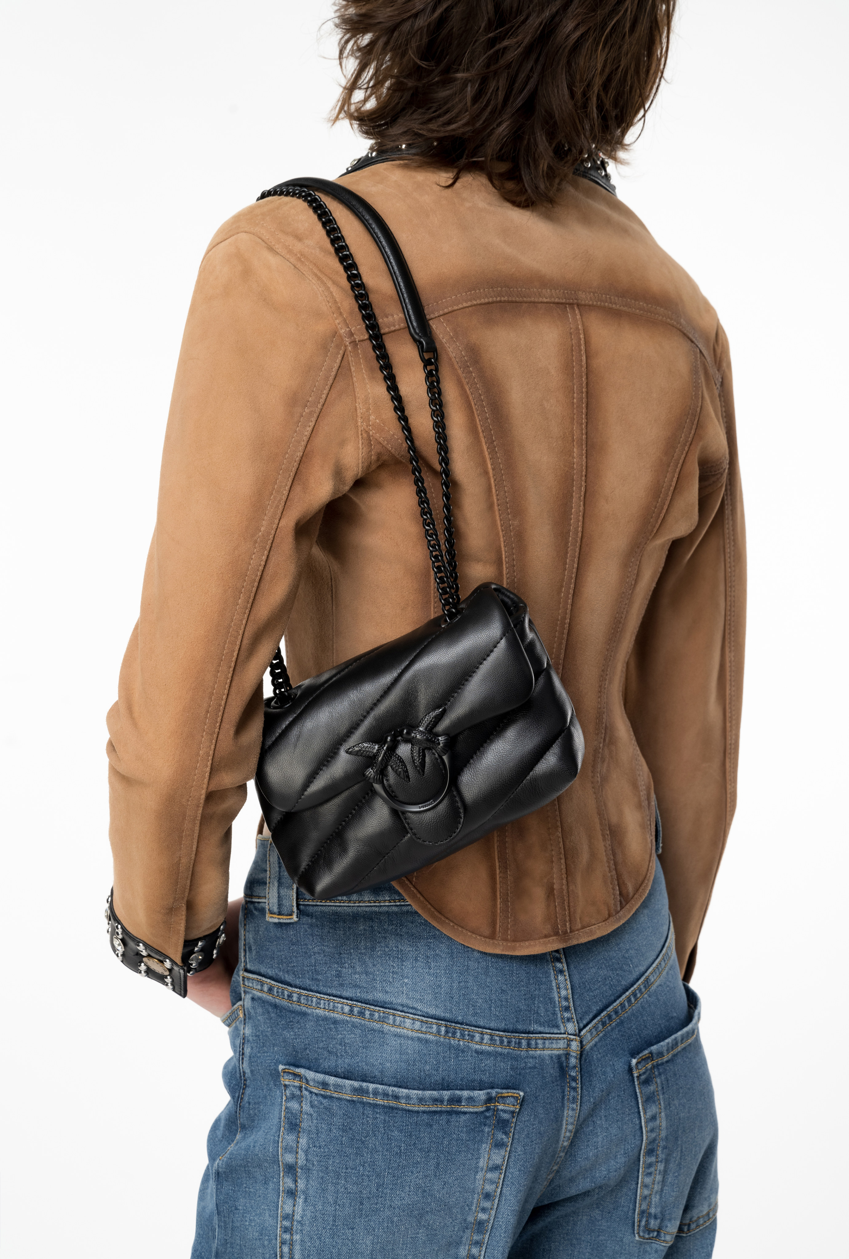Baby Love Bag Puff Color Block PINKO Compra en linea