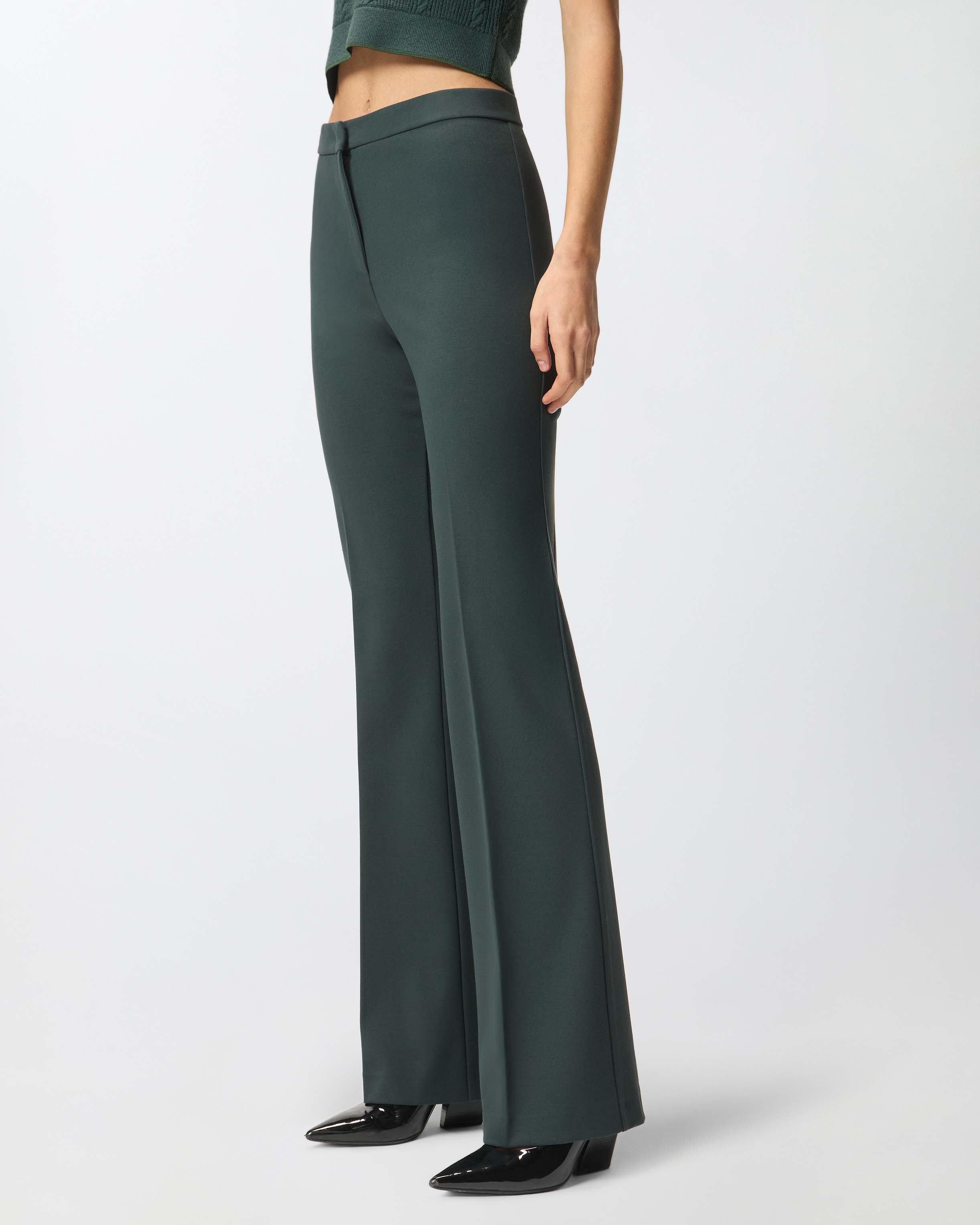 Punto Stoffa 针织喇叭裤 1