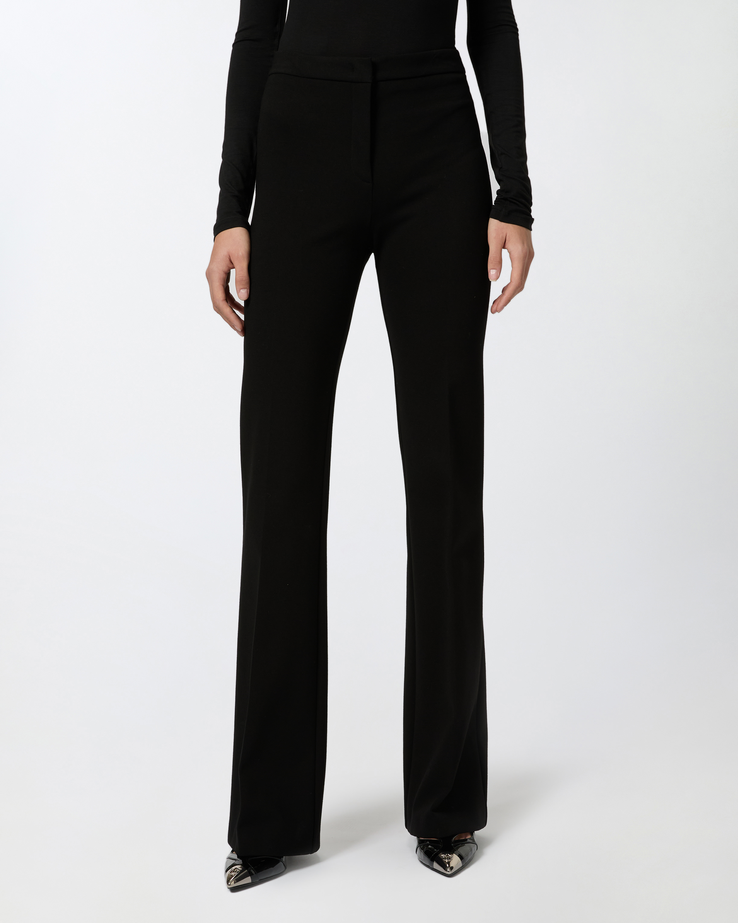 パンツ PINKO Women Straight Pants 100563Y6VW Z99 Black 100054A15M-Z99-AA02