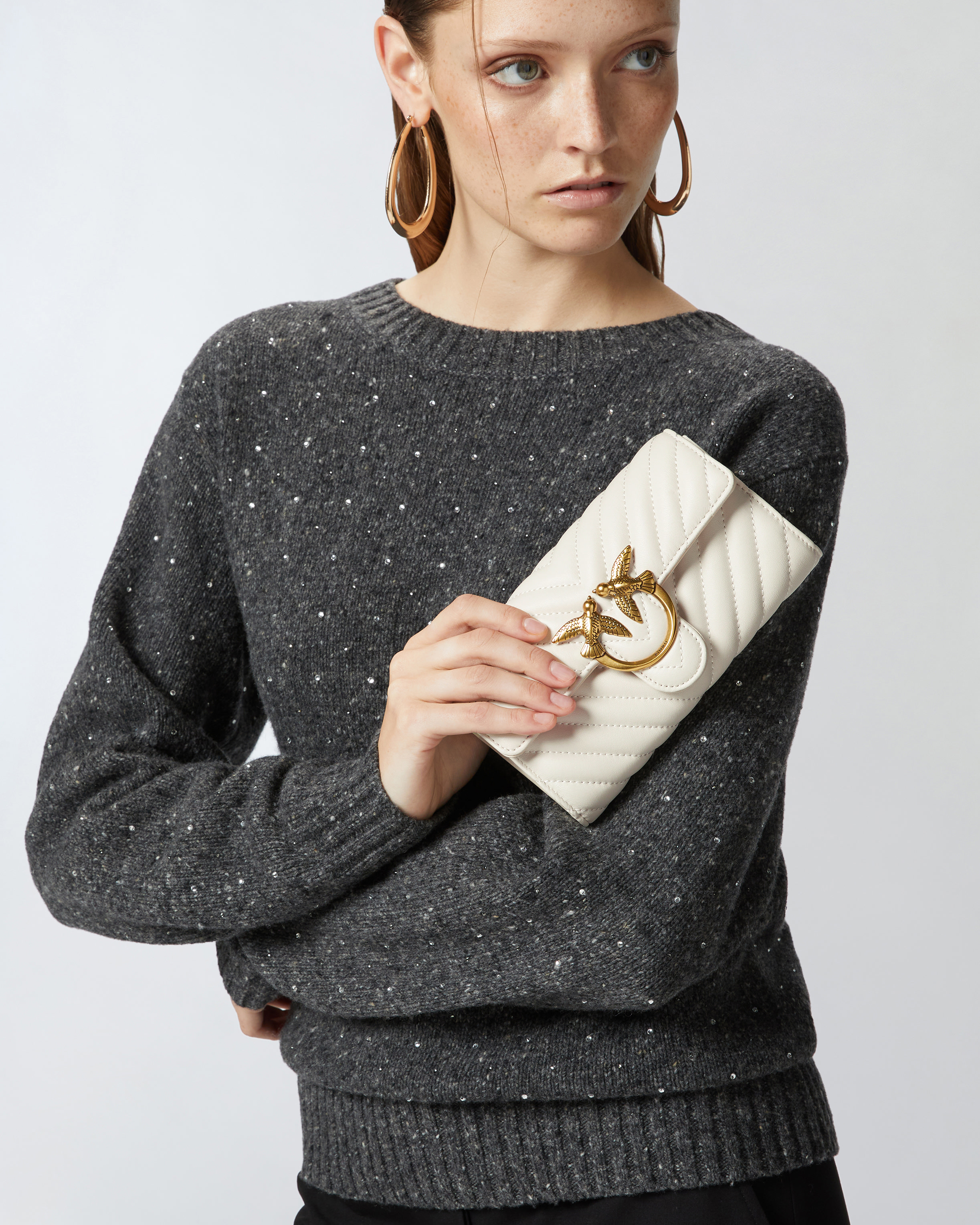 ショルダーバッグ・ポシェット Pinko LOVE ONE CLASSIC CHEVRON CROSSBODY BAG Classic Love Bag One Chevron Pinko → Online kaufen
