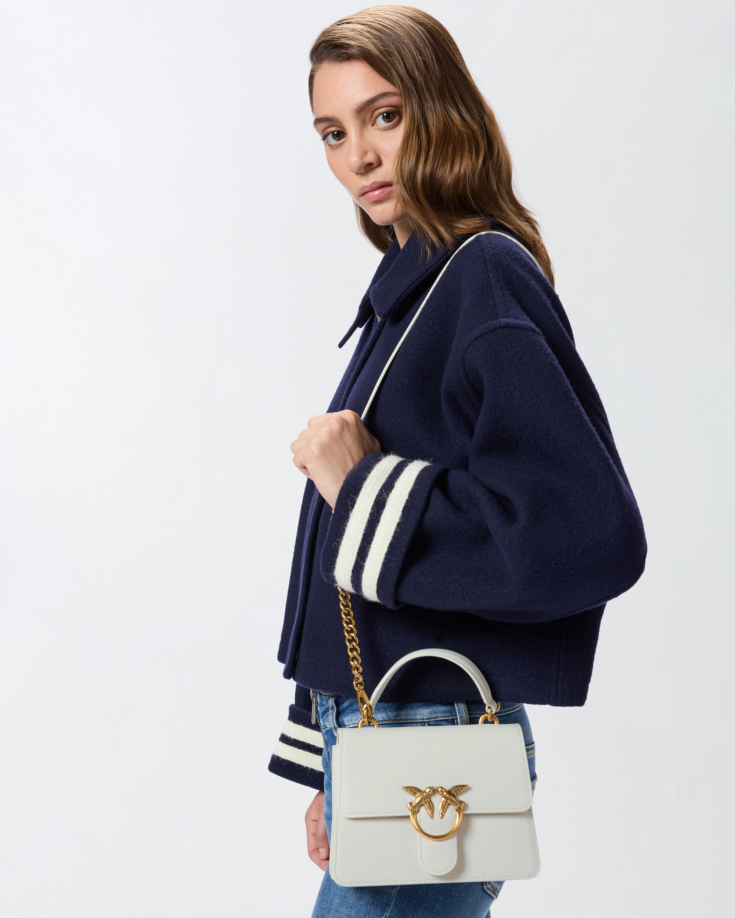 Сумка Mini Love Bag One Top Handle Light Simply - БЕЛЫЙ - large