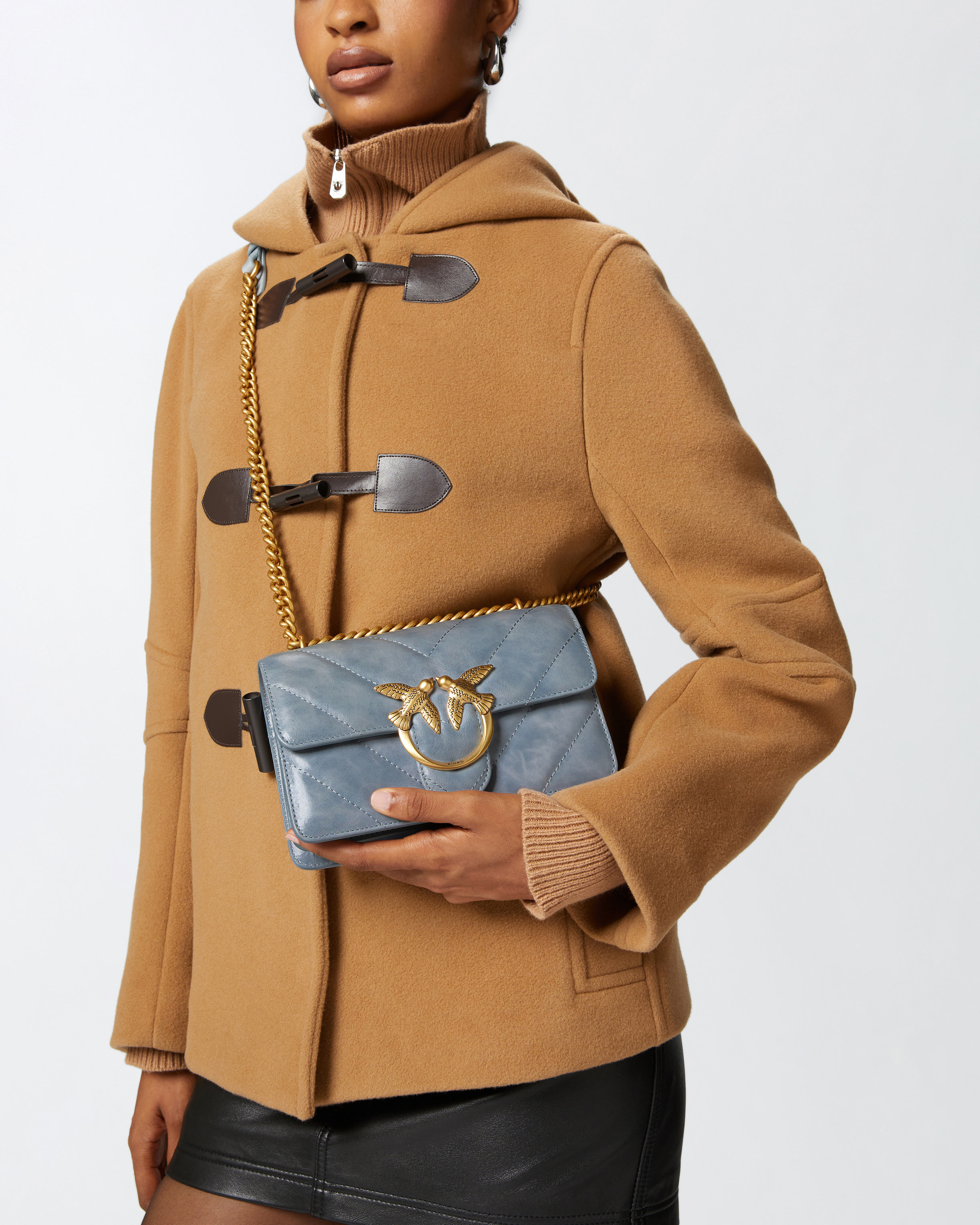 Love Bag mini crossbody bag in distressed-effect leather 4