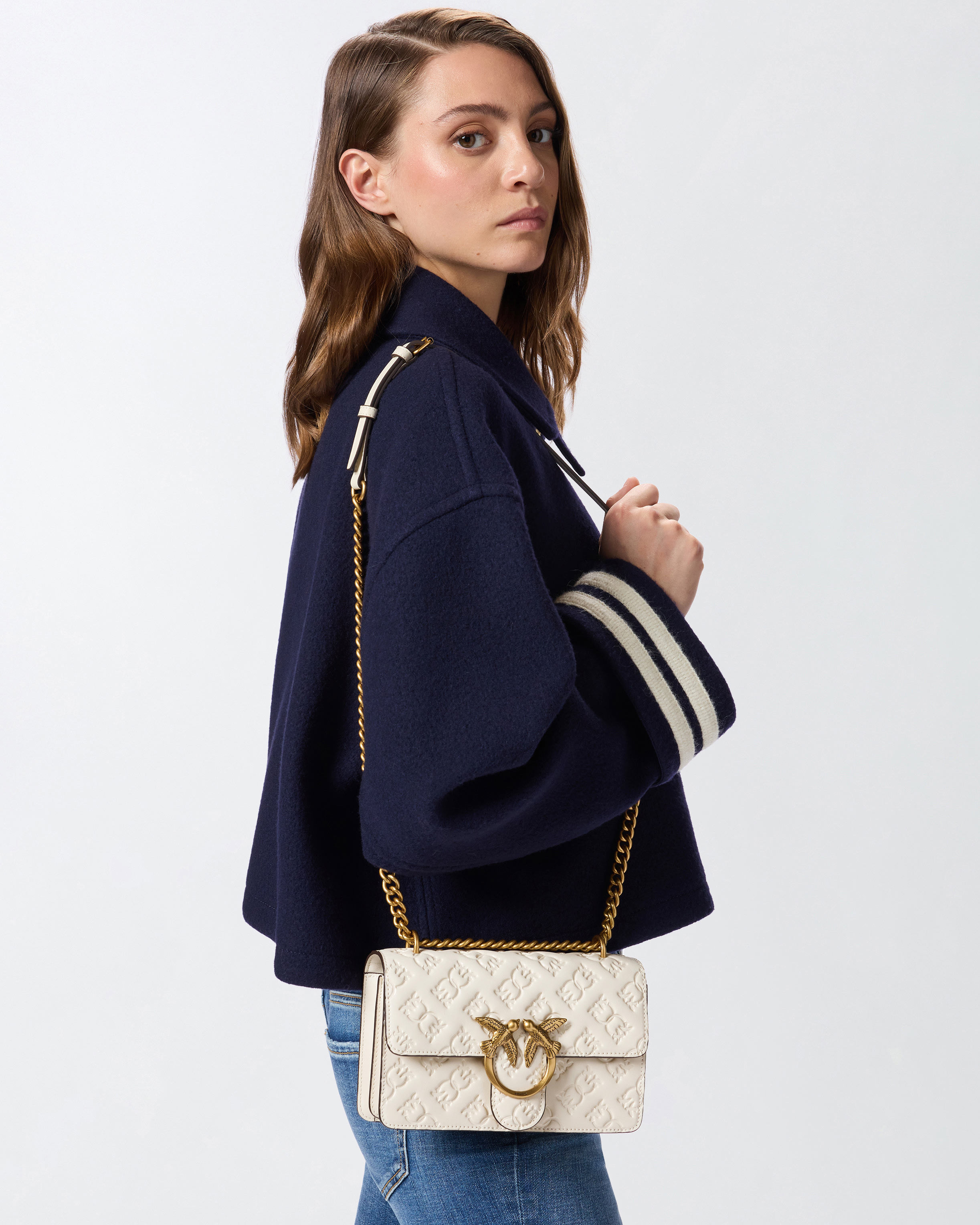 Love Bag mini crossbody bag with imprimé logo PINKO → Shop