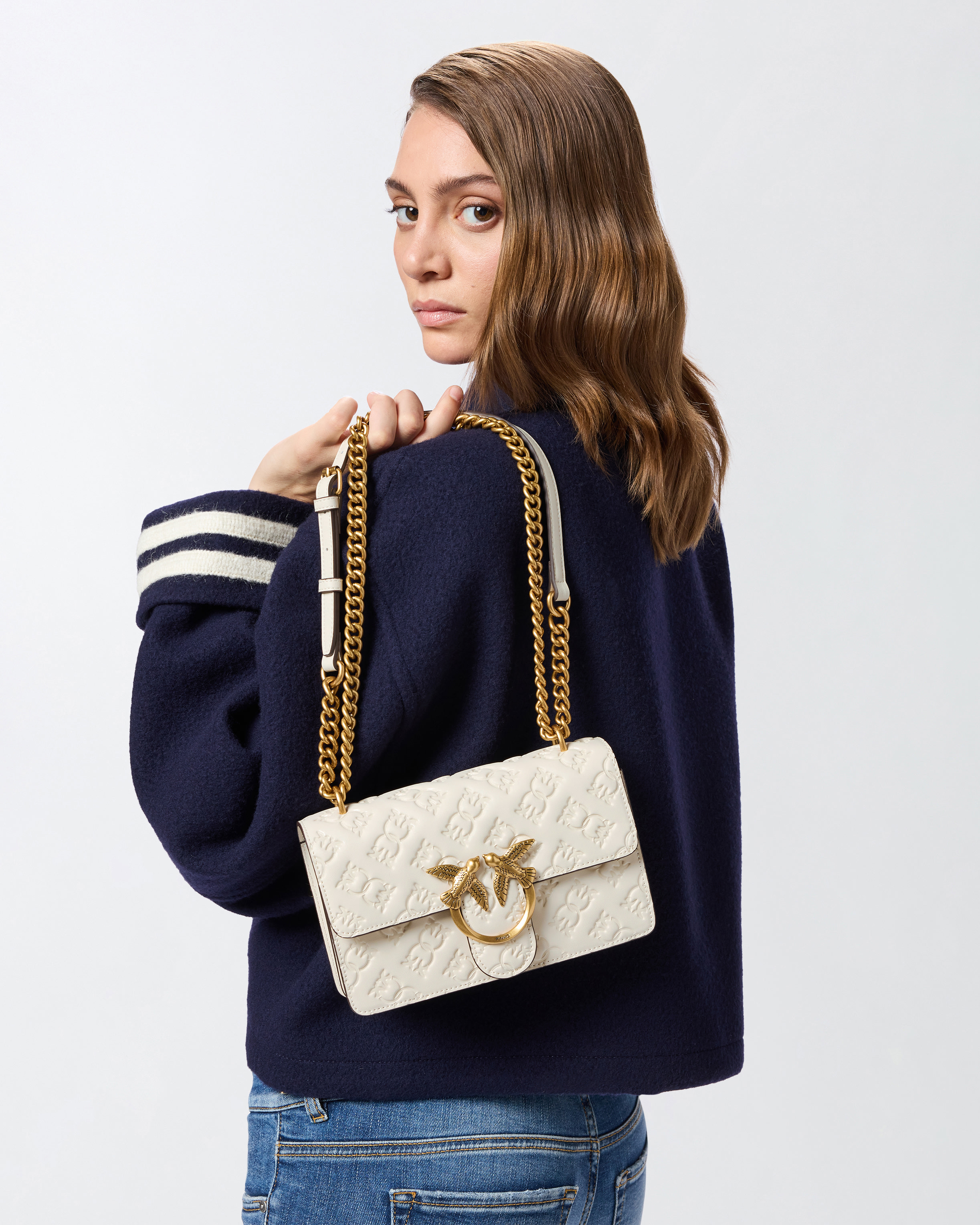 Love Bag mini crossbody bag with imprimé logo PINKO → Shop