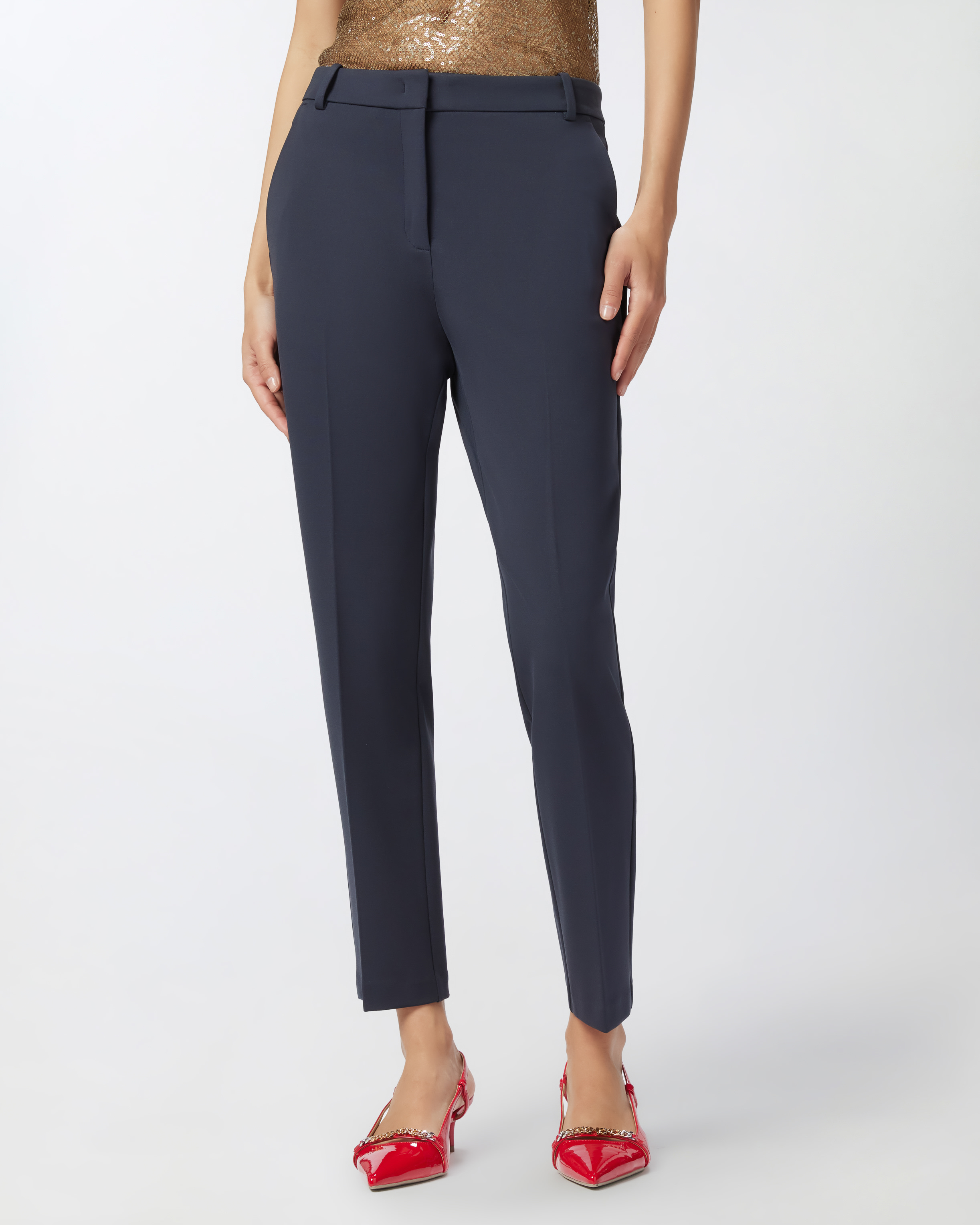 Pinko Milano-knit Cigarette Trousers