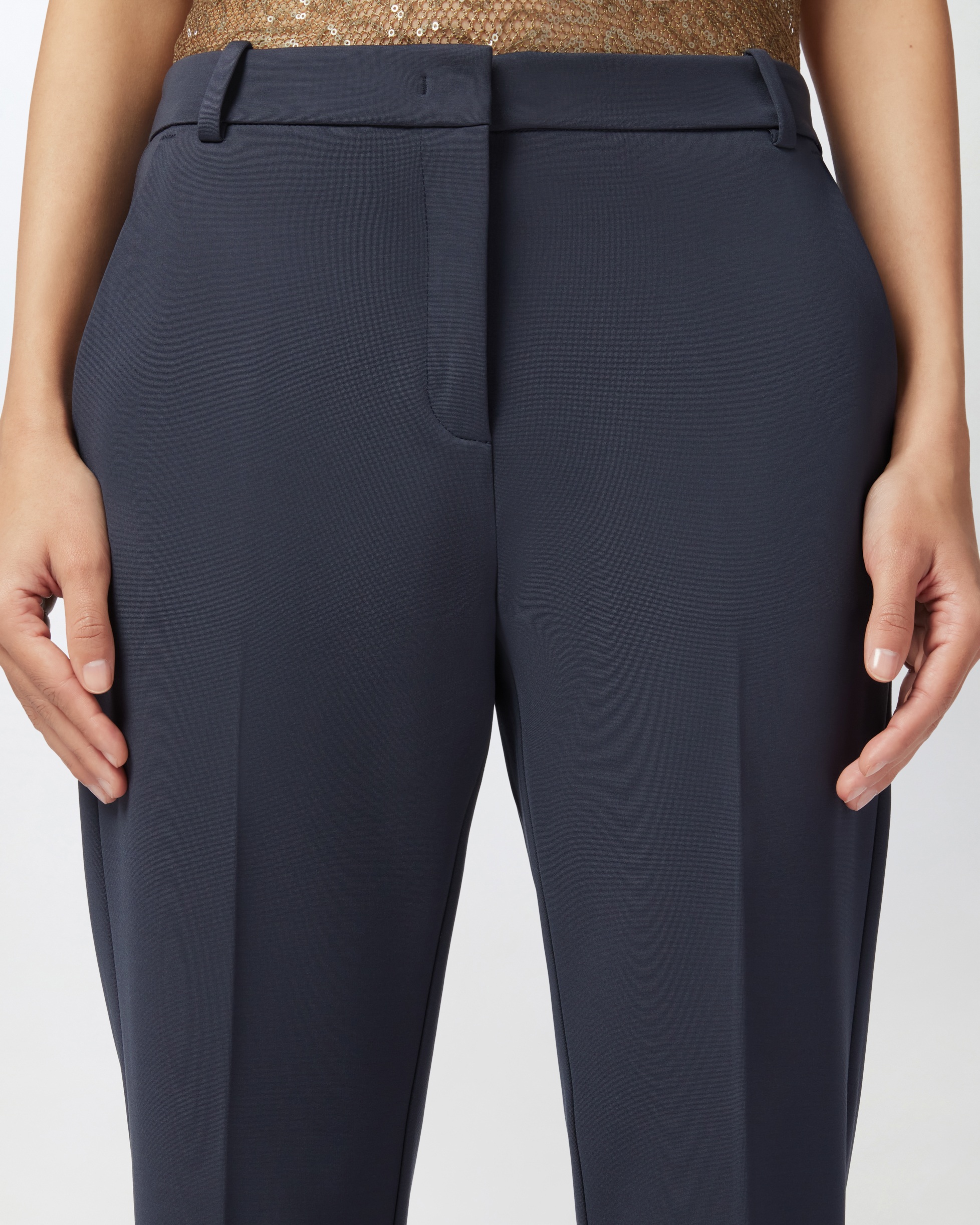 Pinko Milano-knit Cigarette Trousers
