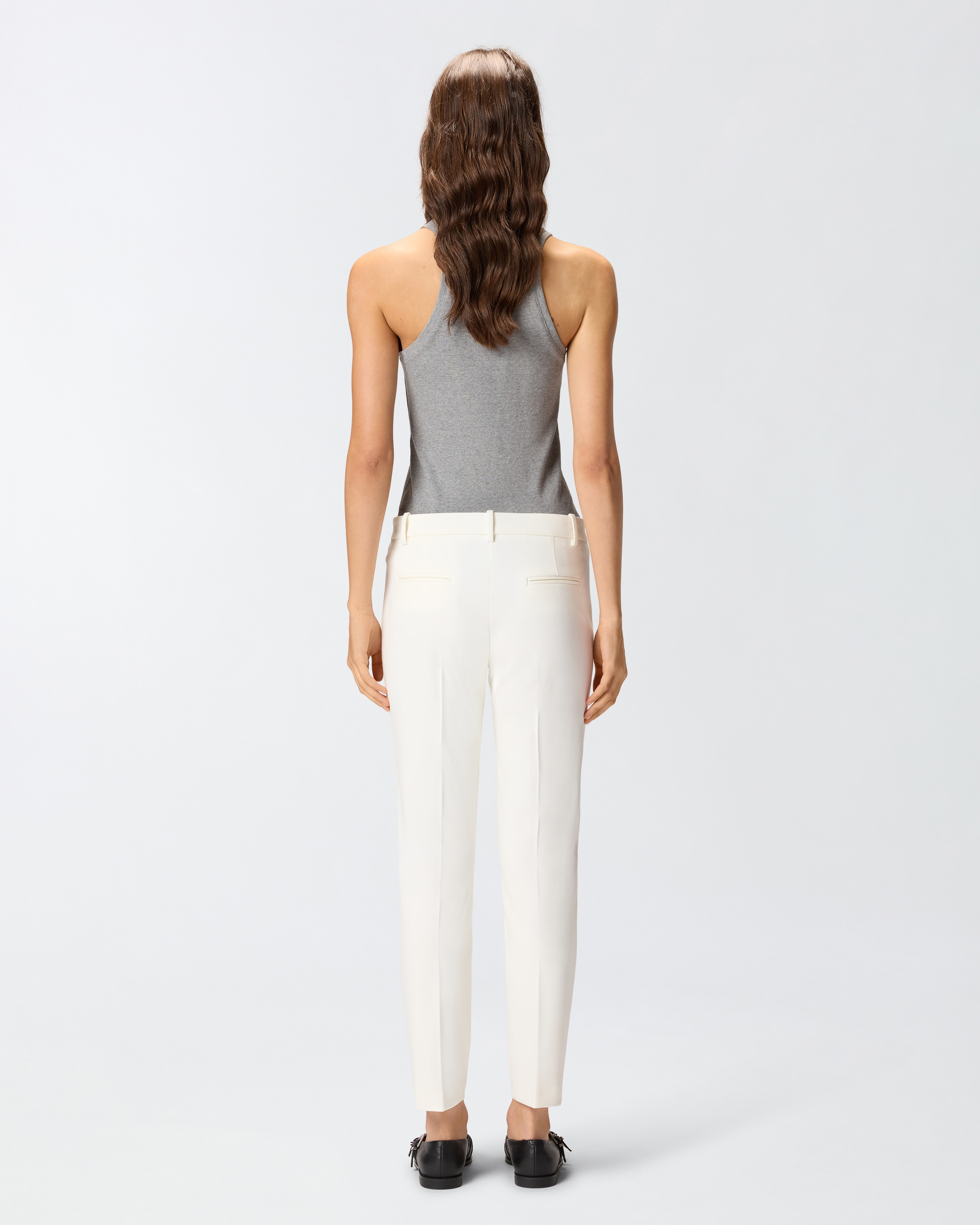 Брюки-дудочки с заглаженными стрелками 2