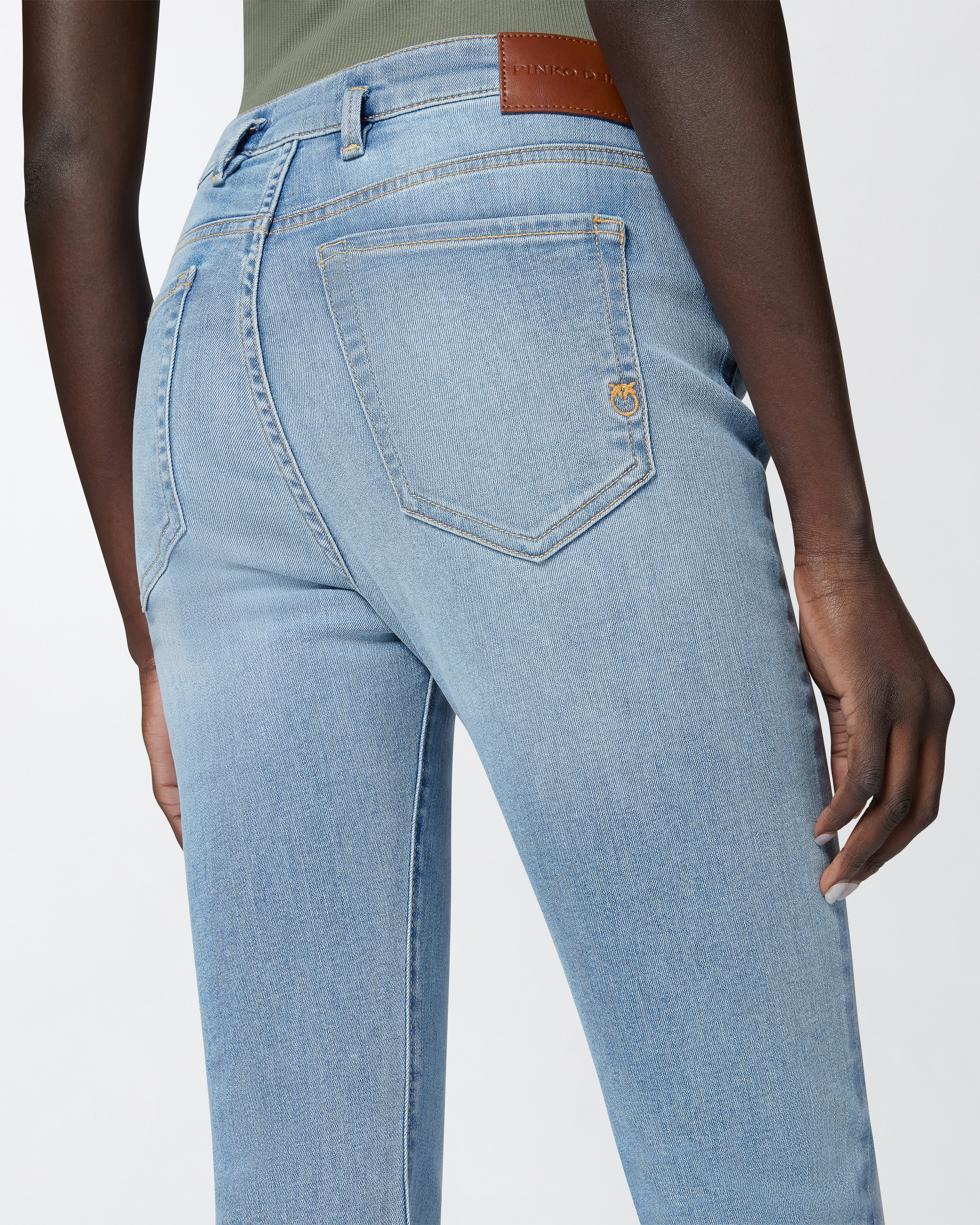 デニム・ジーパン PINKO Women Denim Pants 100166A2EL PJM Blue 100166A2EL-PJM-AA03