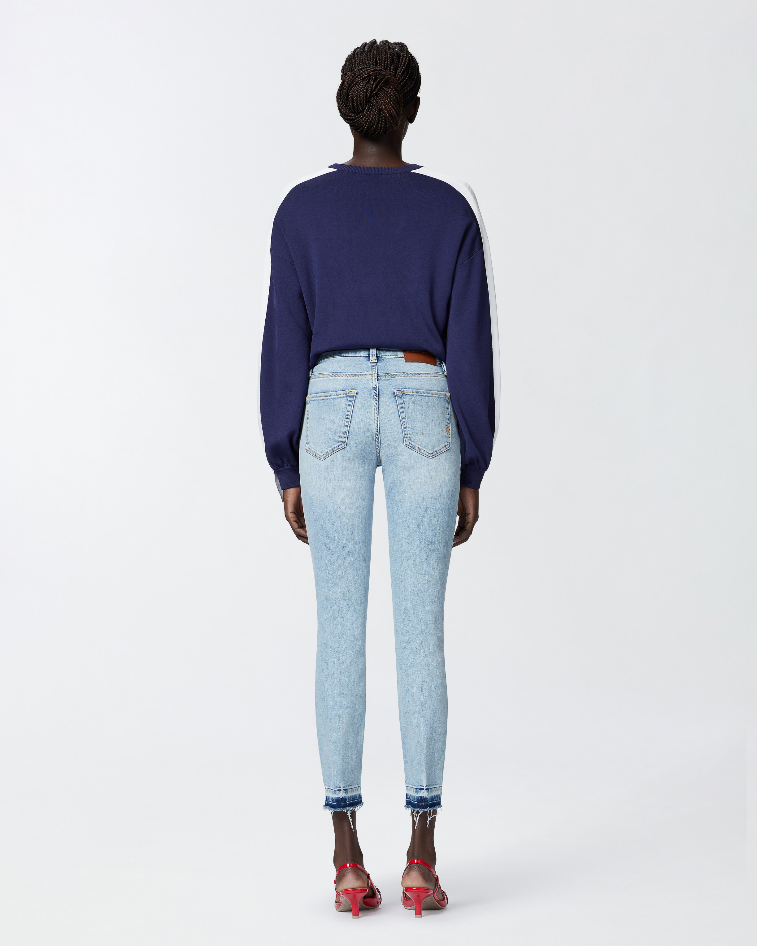 Slim-fit jeans in light stretch denim PINKO → Shop Online