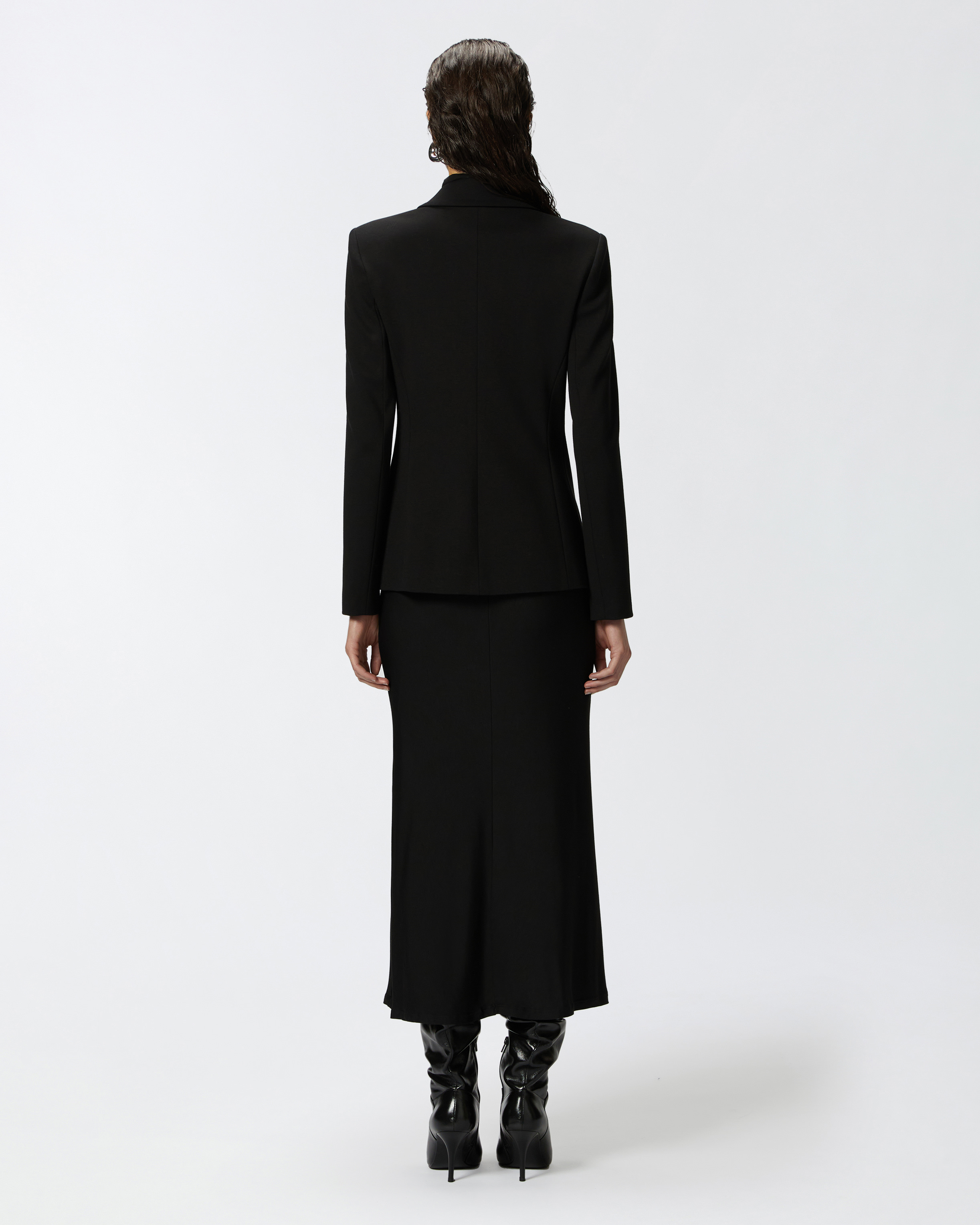 Full Milano-knit technical fabric blazer 2