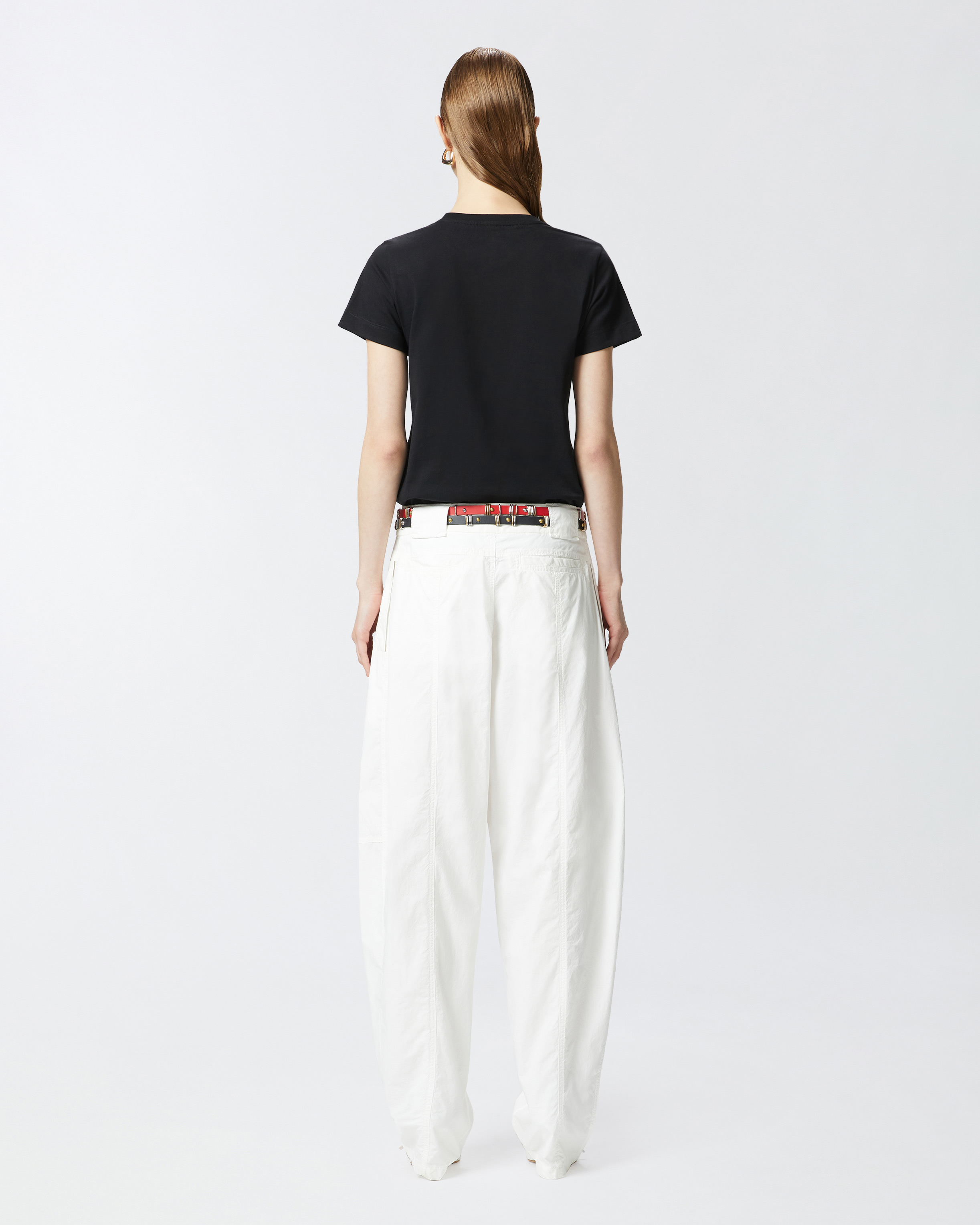 Short-sleeved T-shirt with embroidered logo 2