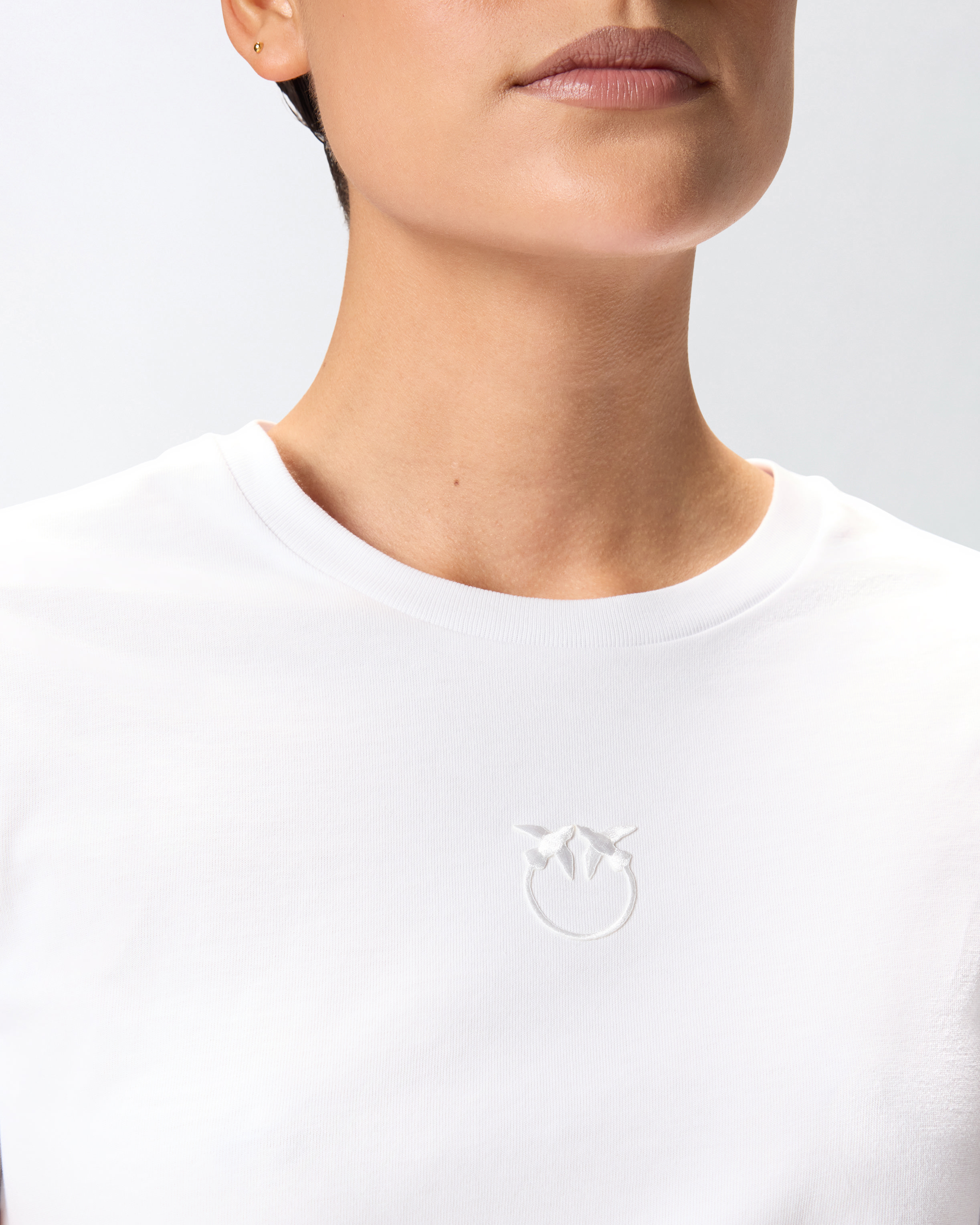 Camiseta con bordado Love Birds 3