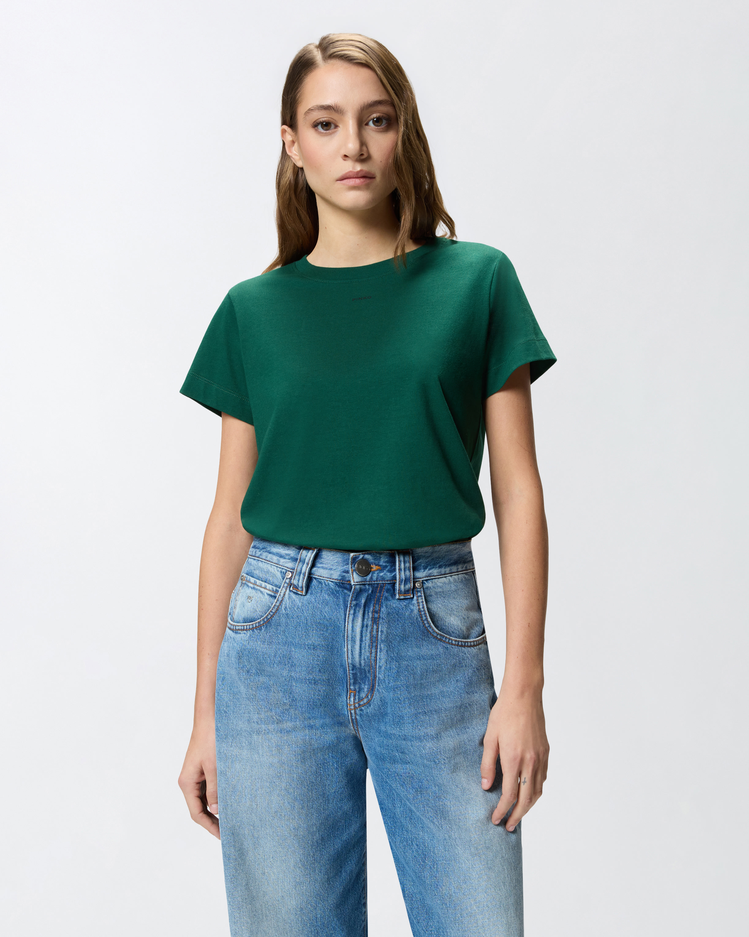 Camiseta con logotipo estampado 0