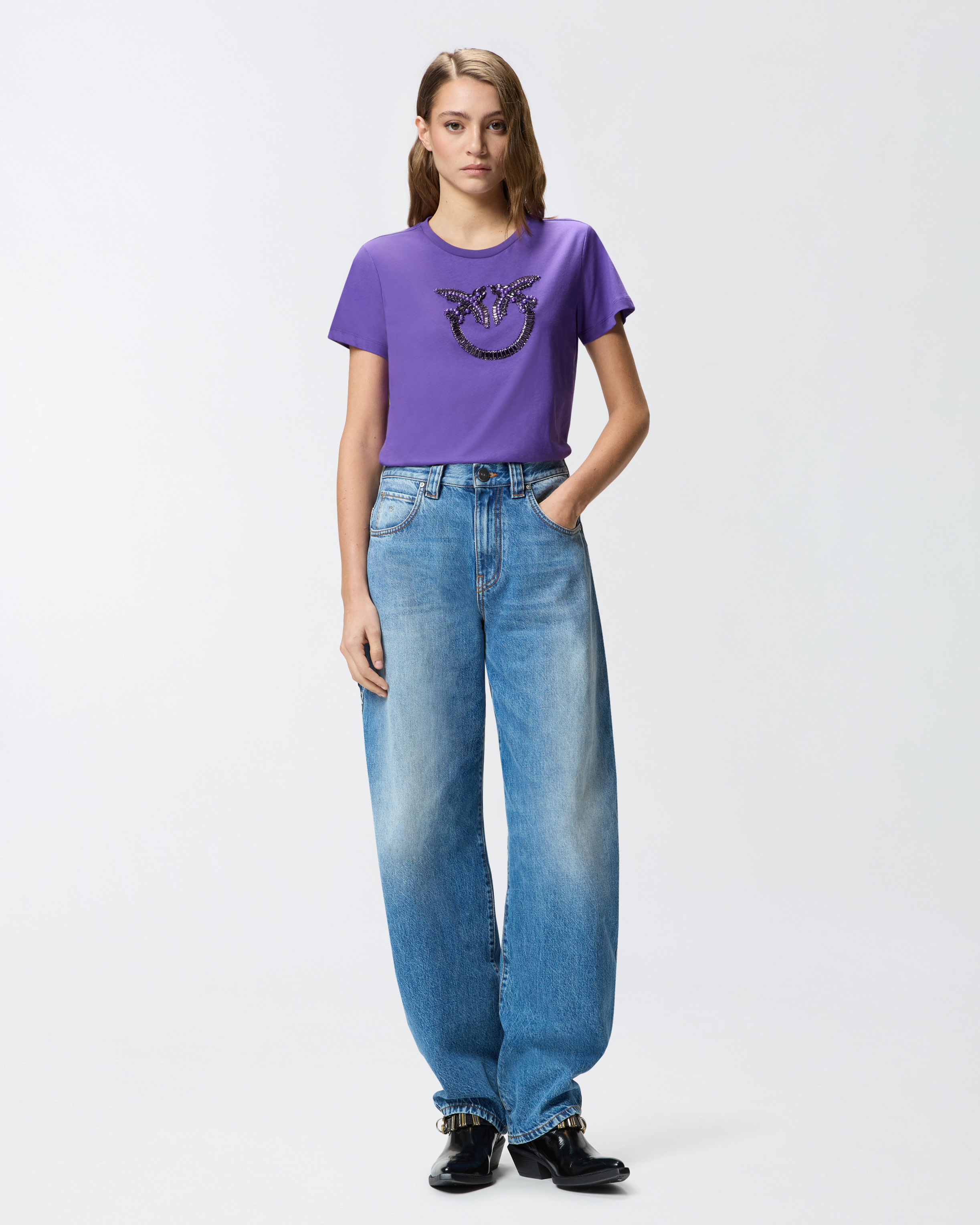 T-shirt à logo bijou Love Birds 1