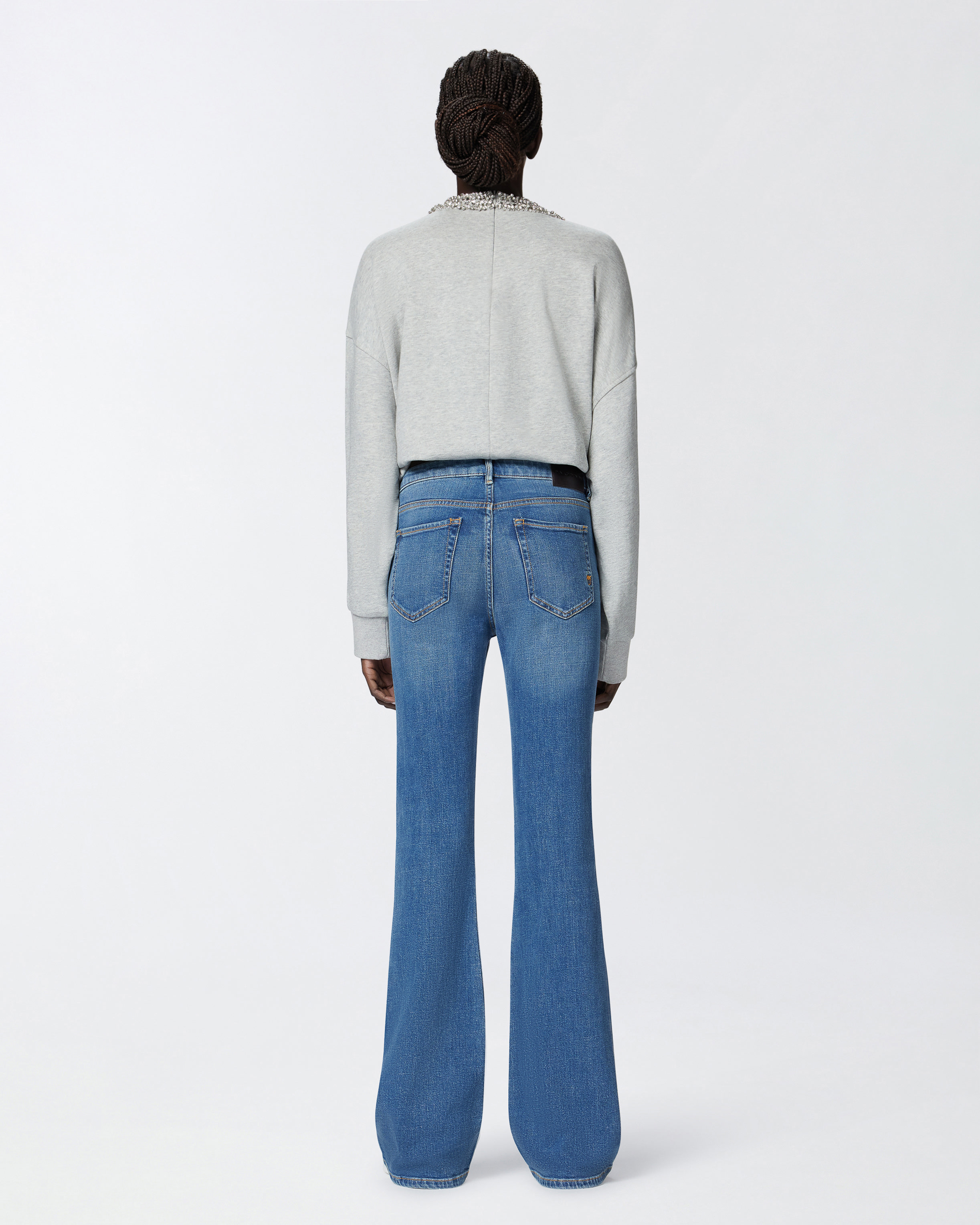Jeans a zampa denim vintage Pinko → Acquista Online